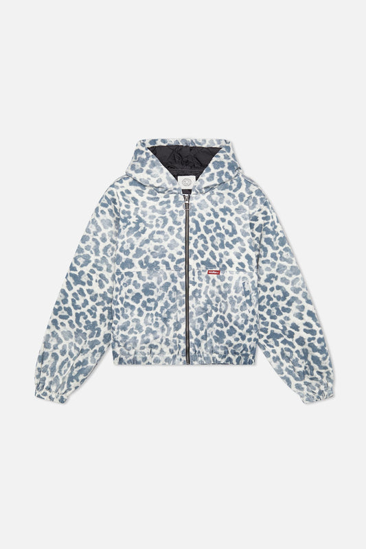 Leopard Print Work Jacket