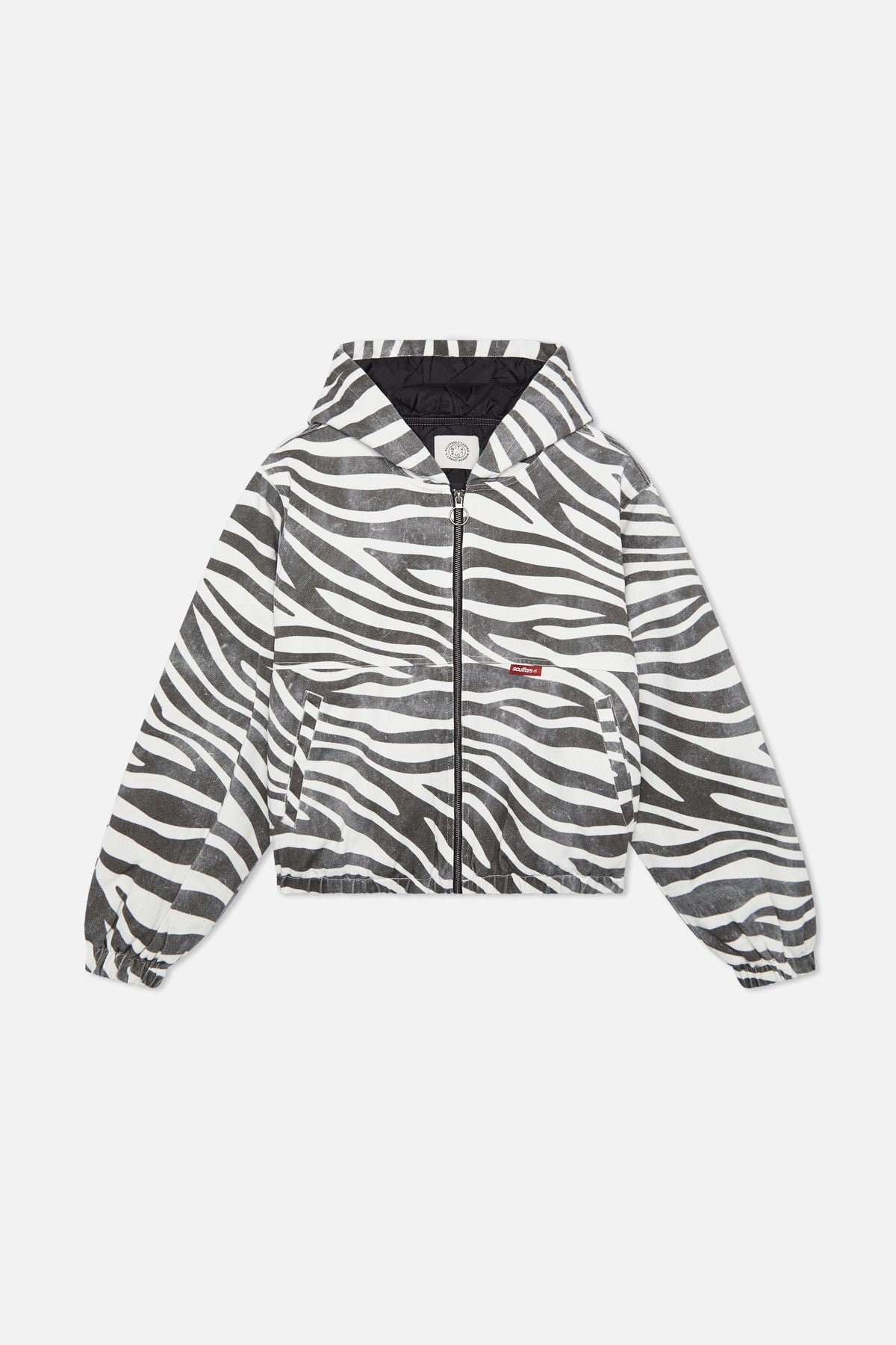 Zebra Print Work Jacket