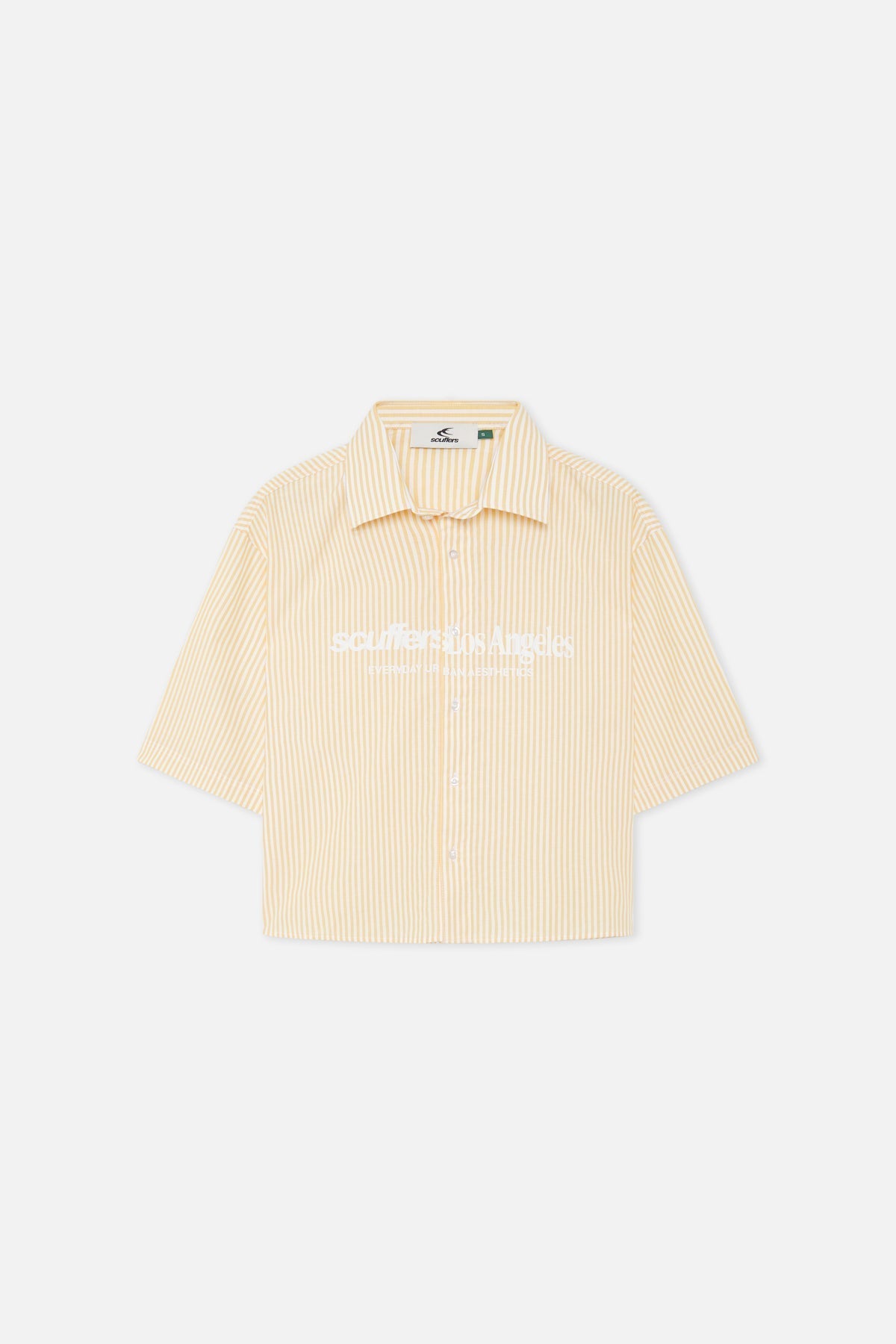 Not LA Yet Yellow Striped Shirt