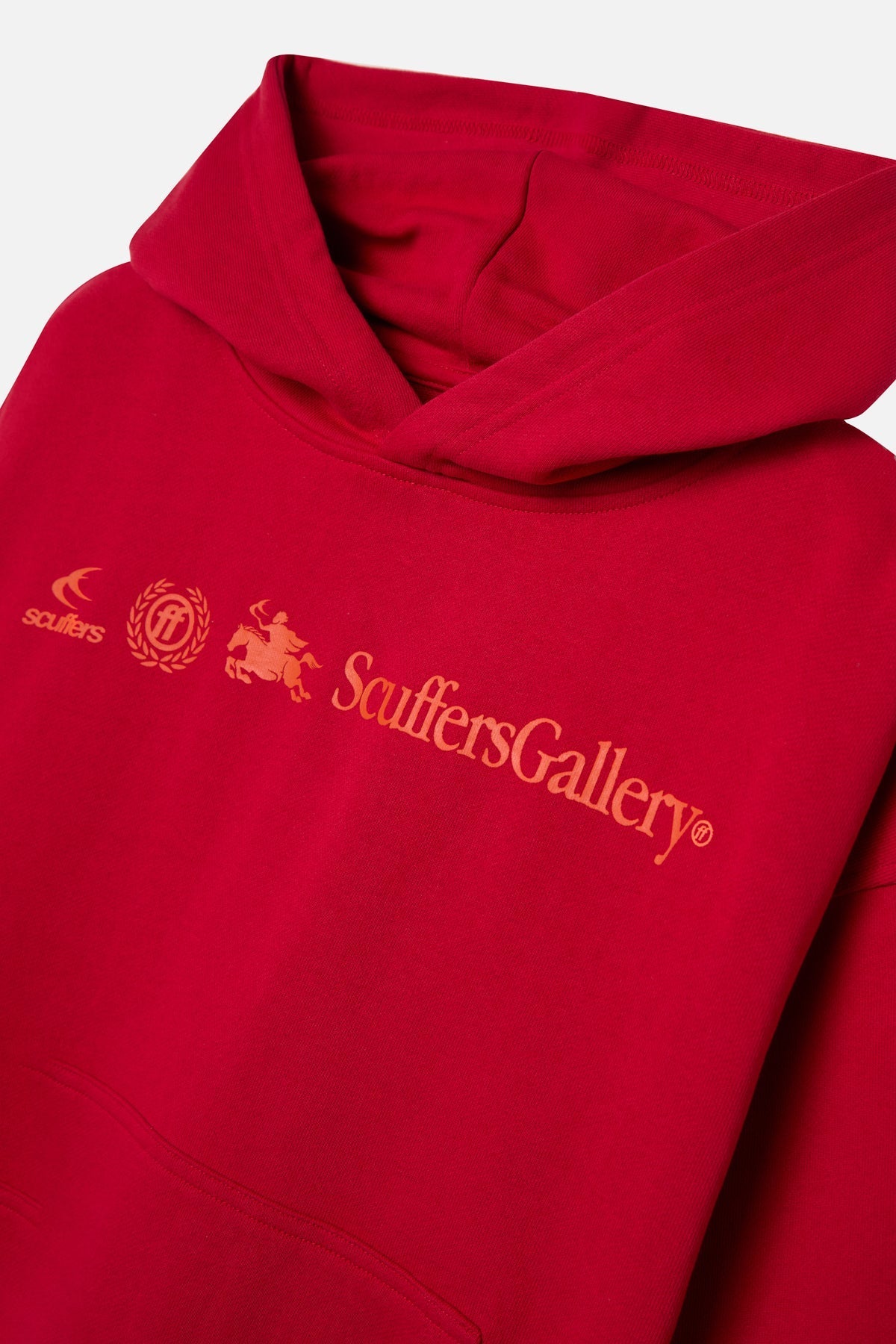 Emblem Red Hoodie