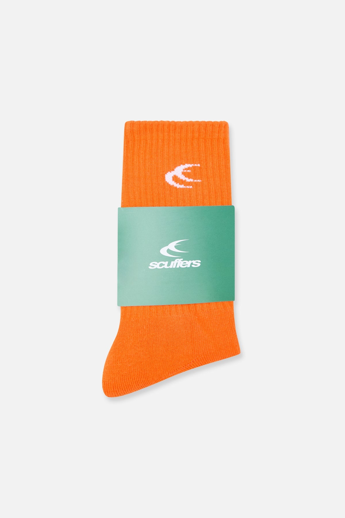 Orange Print Socks