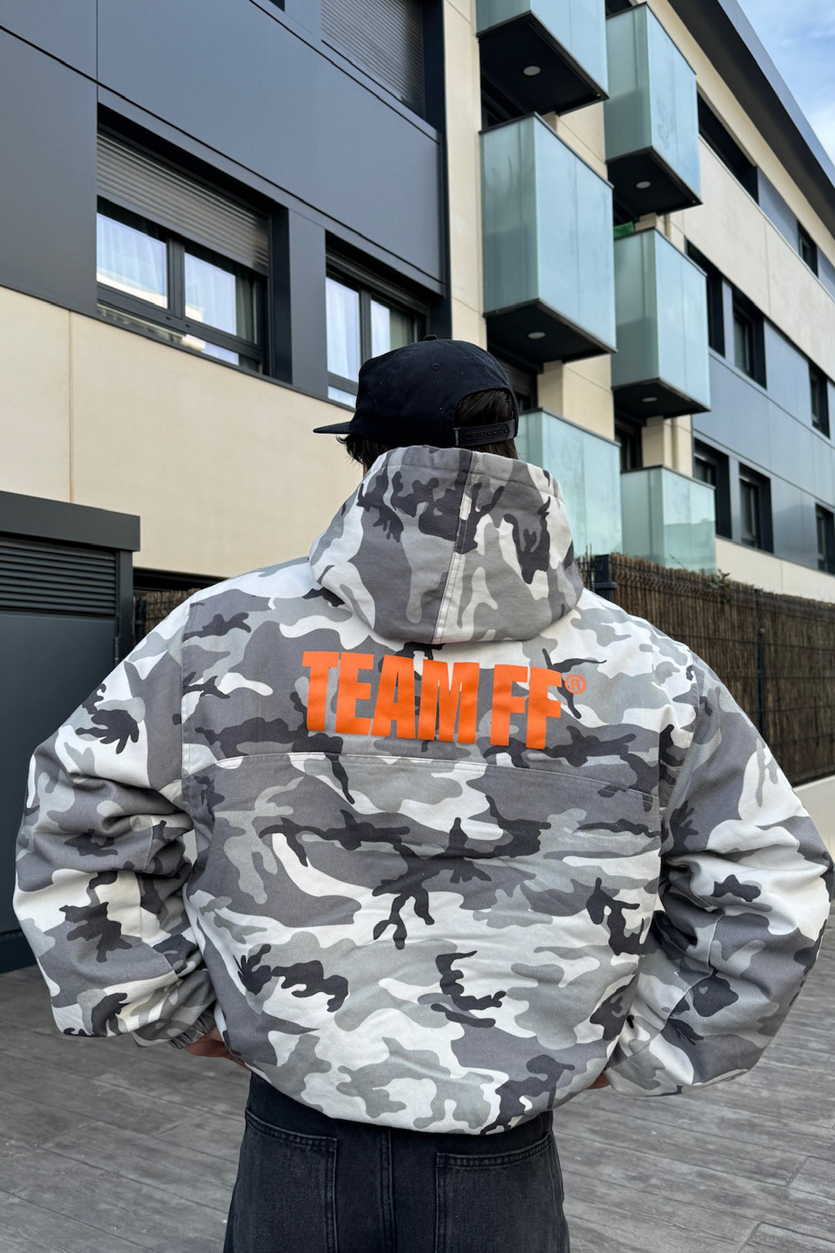 Stained Camouflage Work Jacket