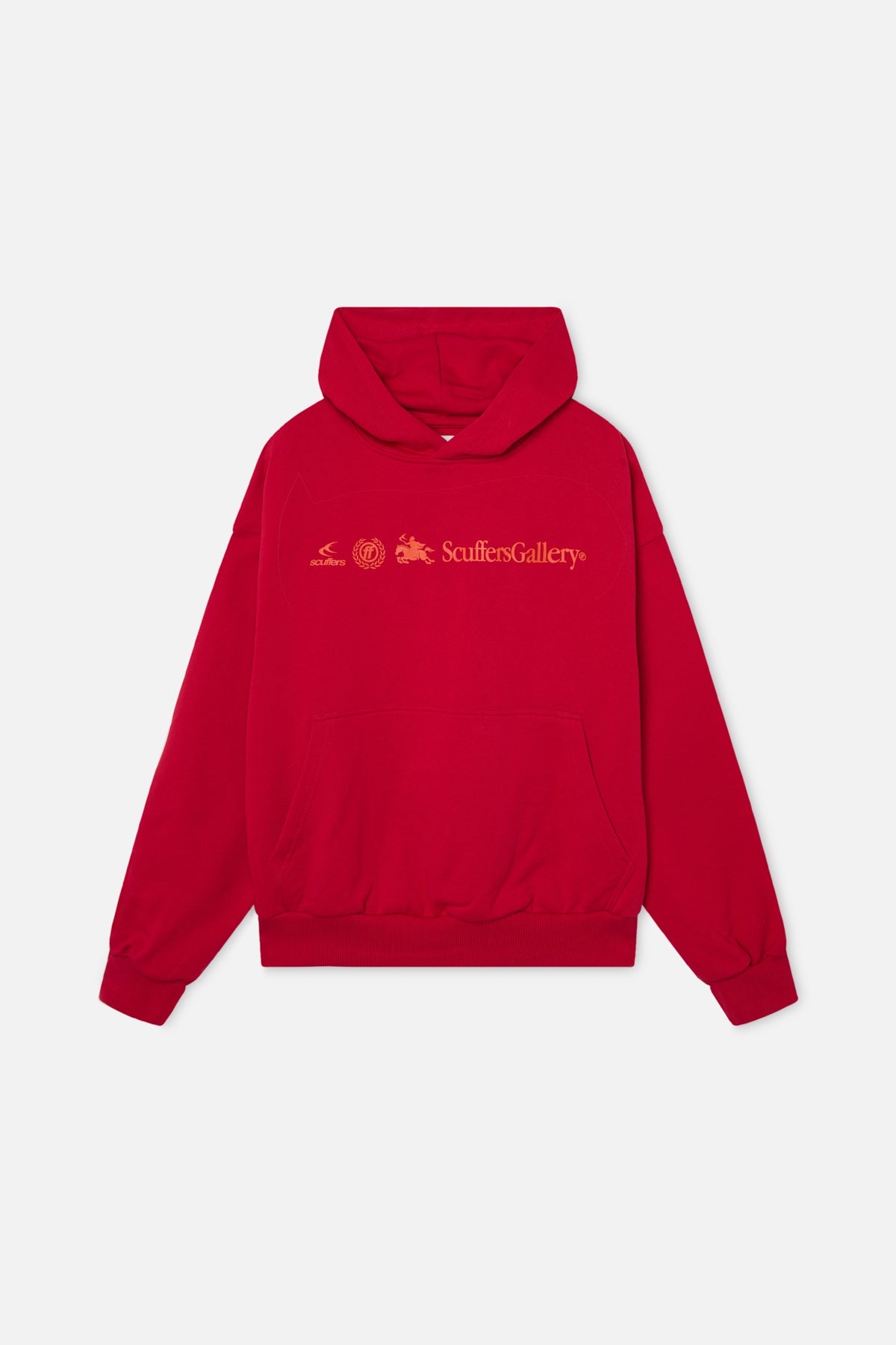 Emblem Red Hoodie