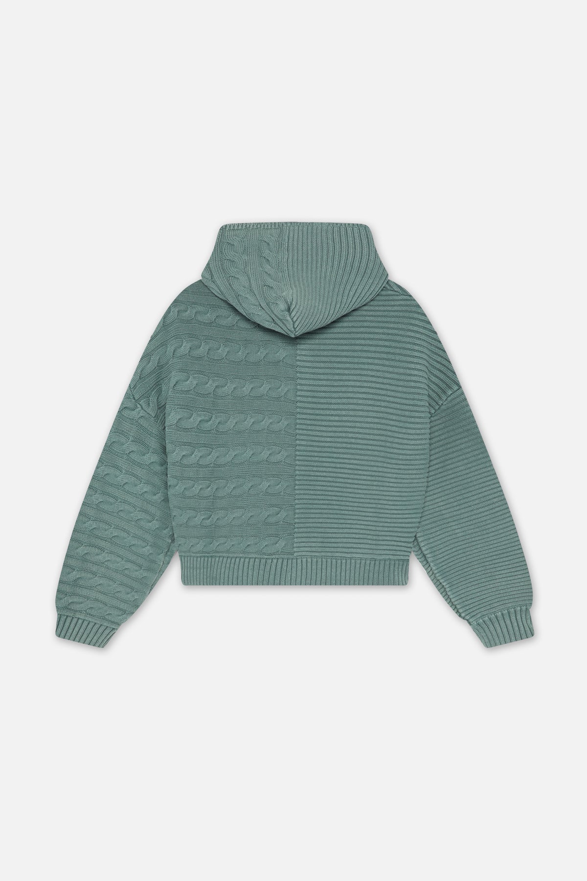 Frenchie Green Knit Zipper