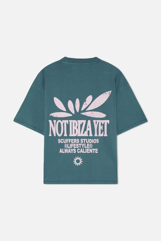 Not Ibiza green T-shirt