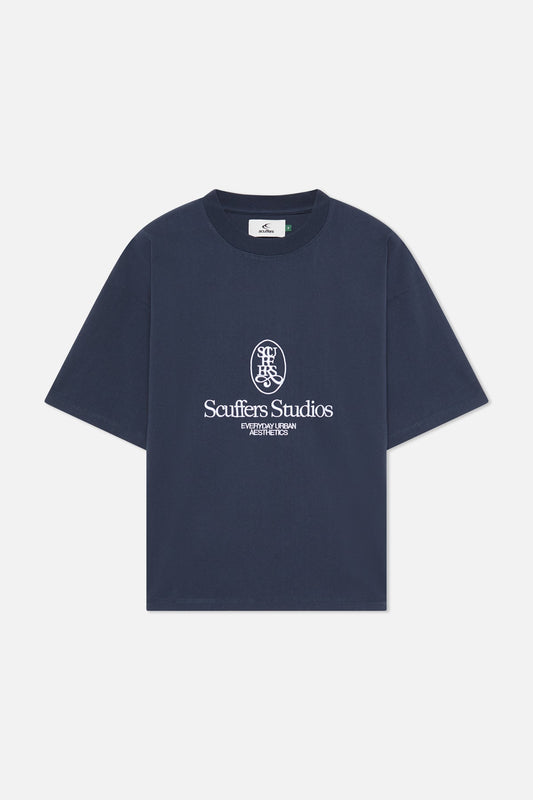 Filigree Navy T-Shirt