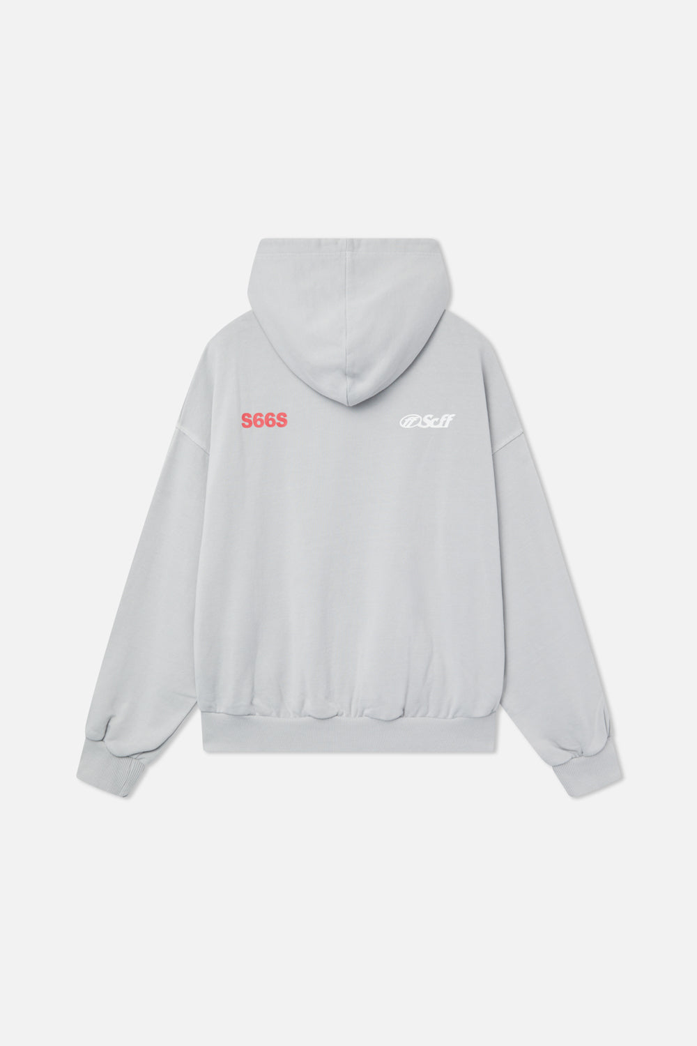 S66S Zipped Grey Hoodie