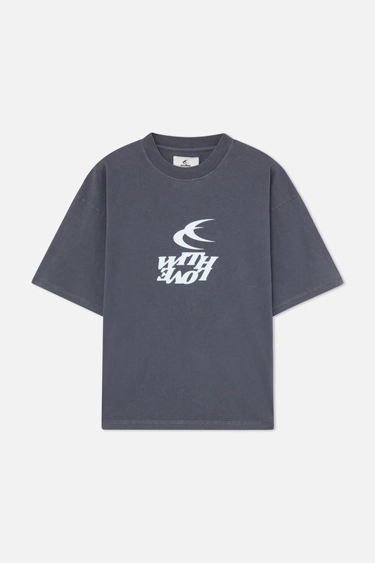 With Moon Dark Blue T-shirt