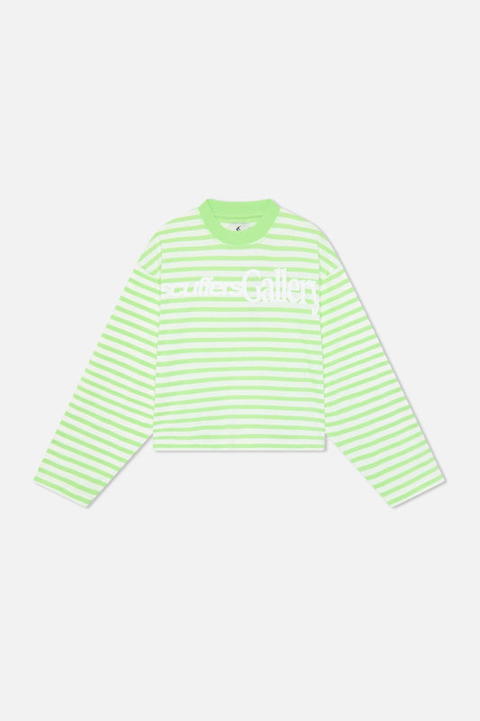 Curator Green & White Longsleeve