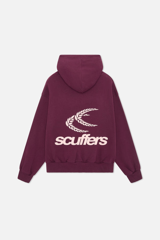 Chester Burgundy Hoodie