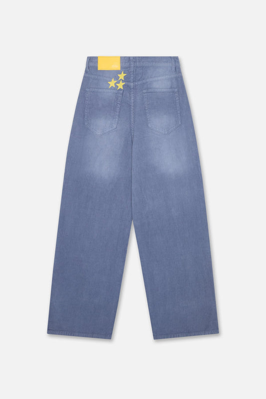 Jumbo Corduroy Blue Pants