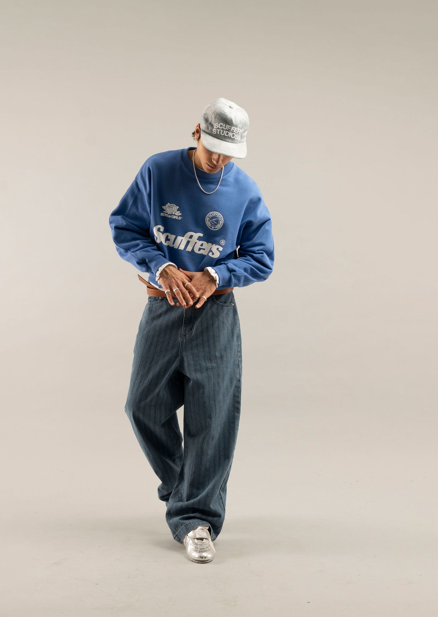 Pearl Royal Blue Crewneck