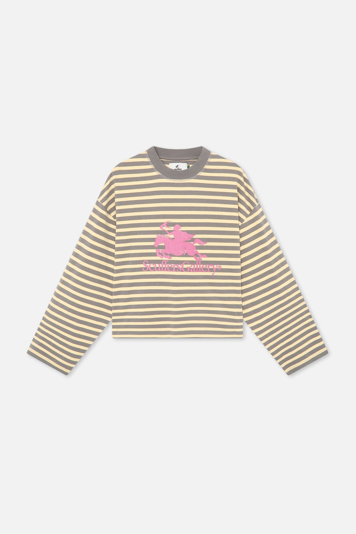 Emblem Striped Yellow Longsleeve