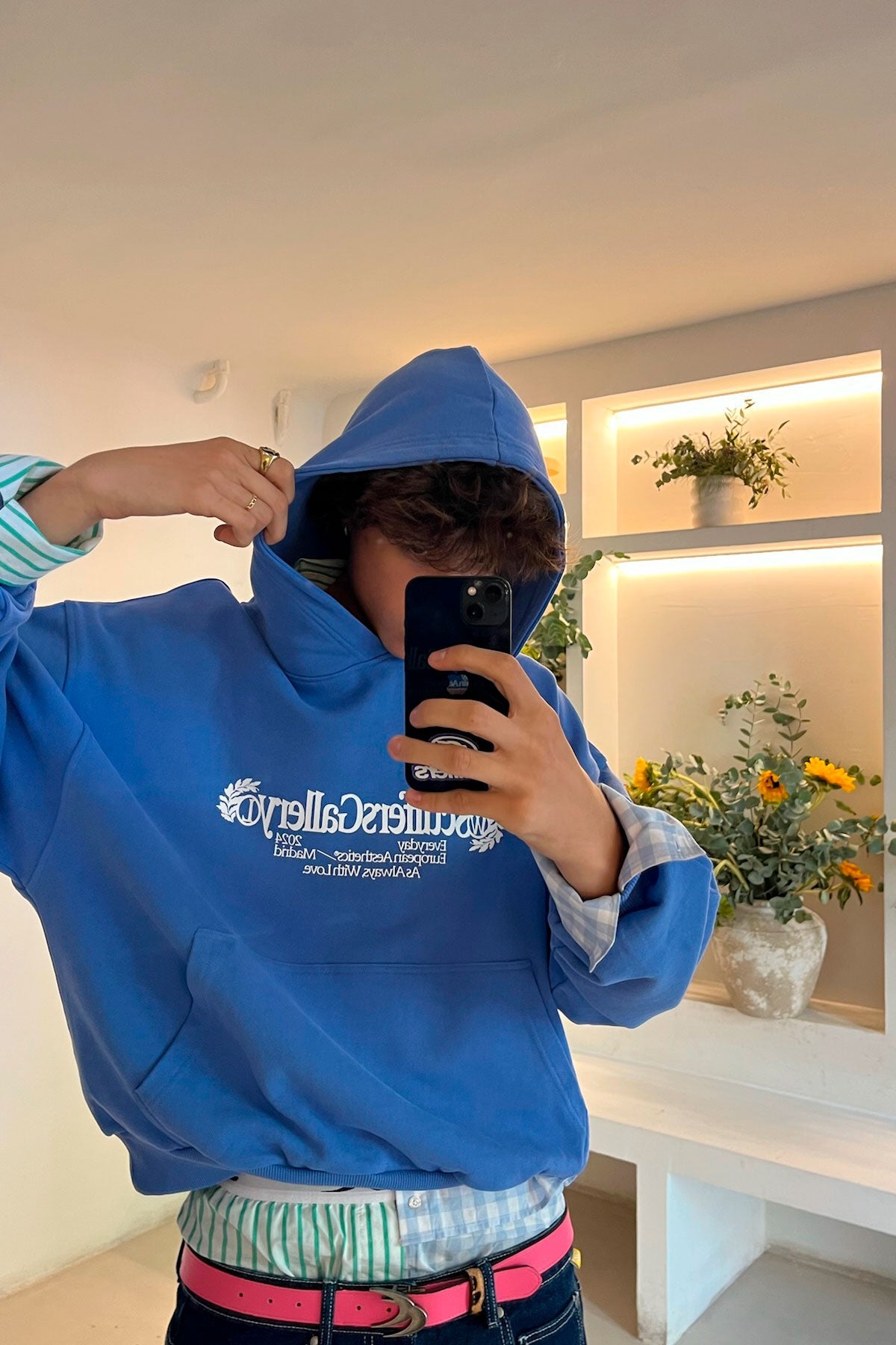 Gallery Blue Hoodie