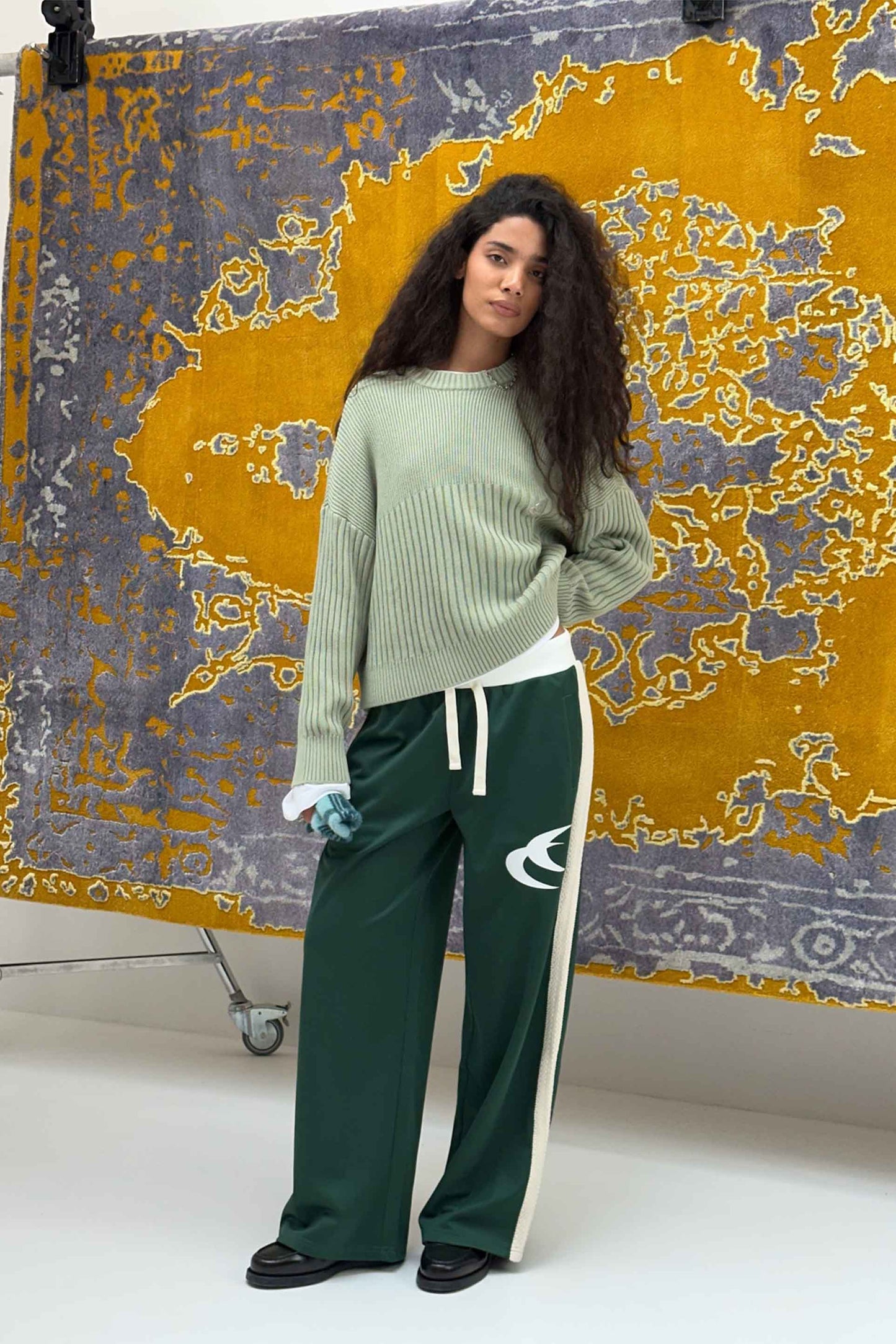 Gallery Green Suit Pants