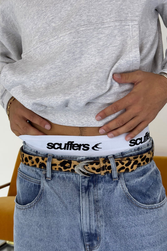 Scuffers Leopard Belt