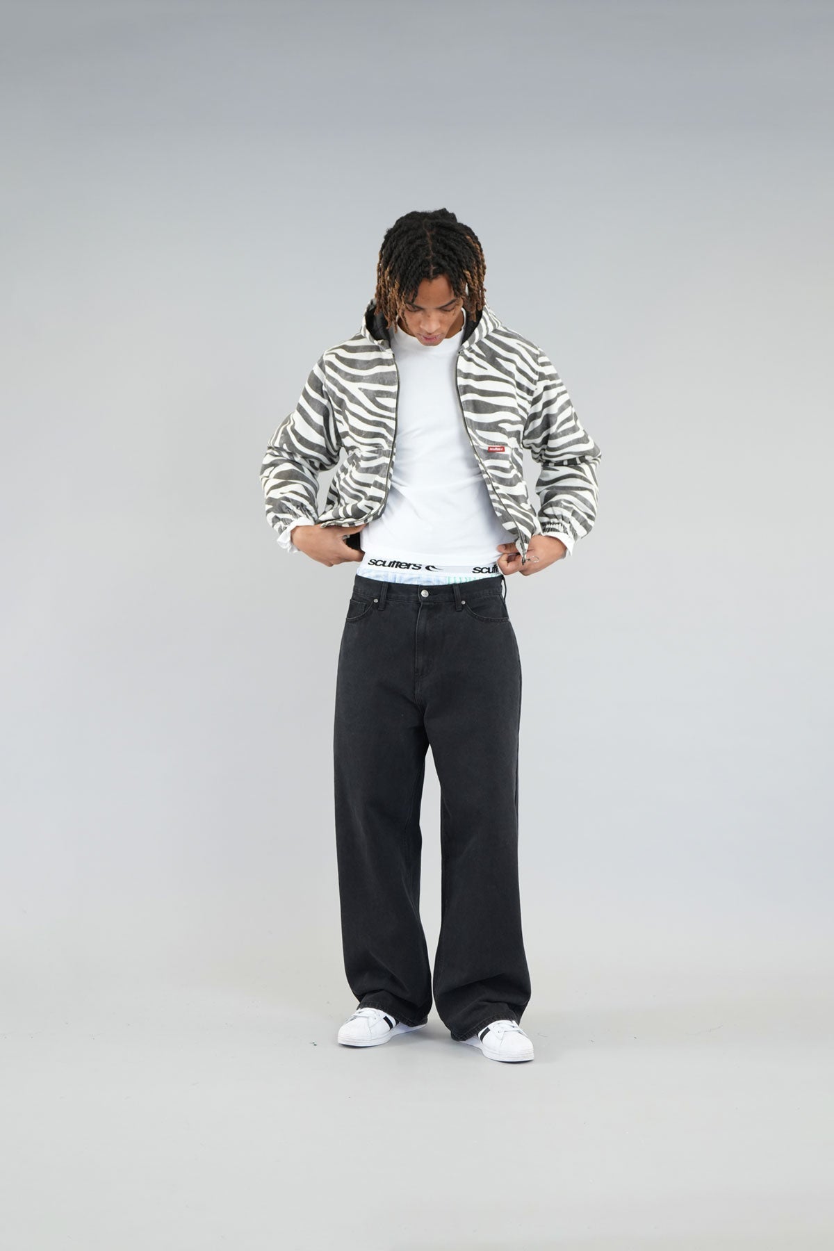 Zebra Print Work Jacket