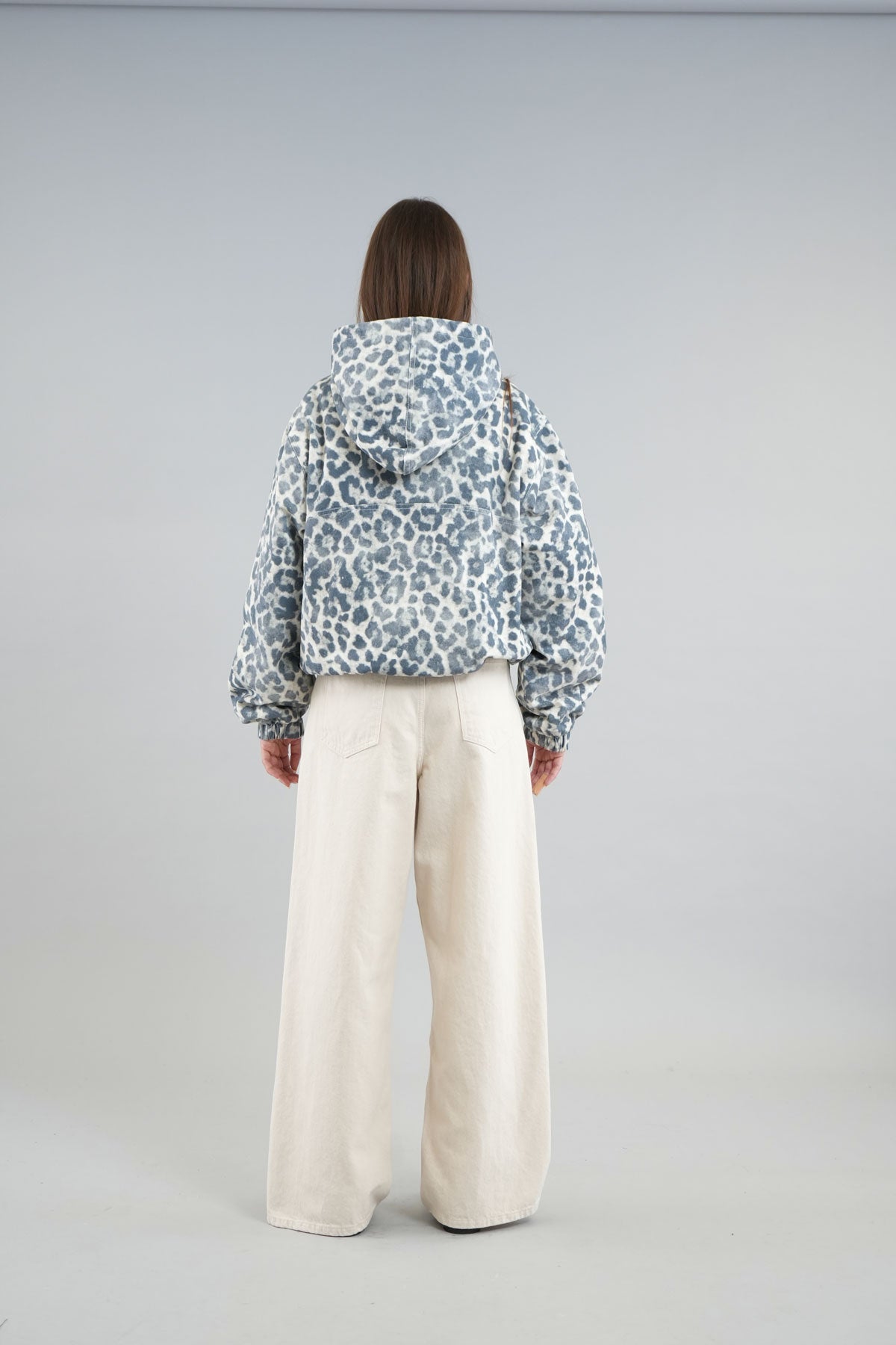 Leopard Print Work Jacket