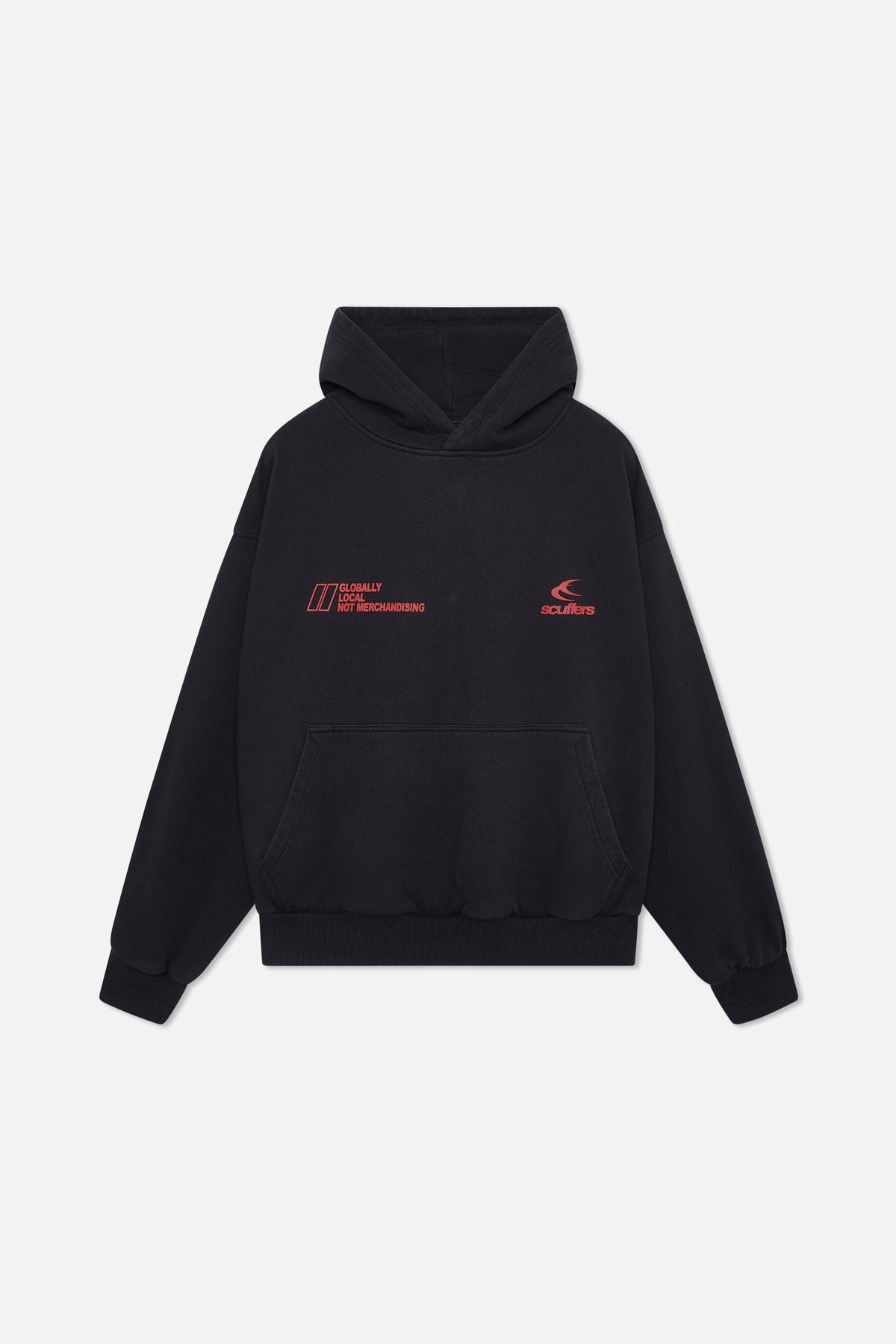 Globally Black Hoodie