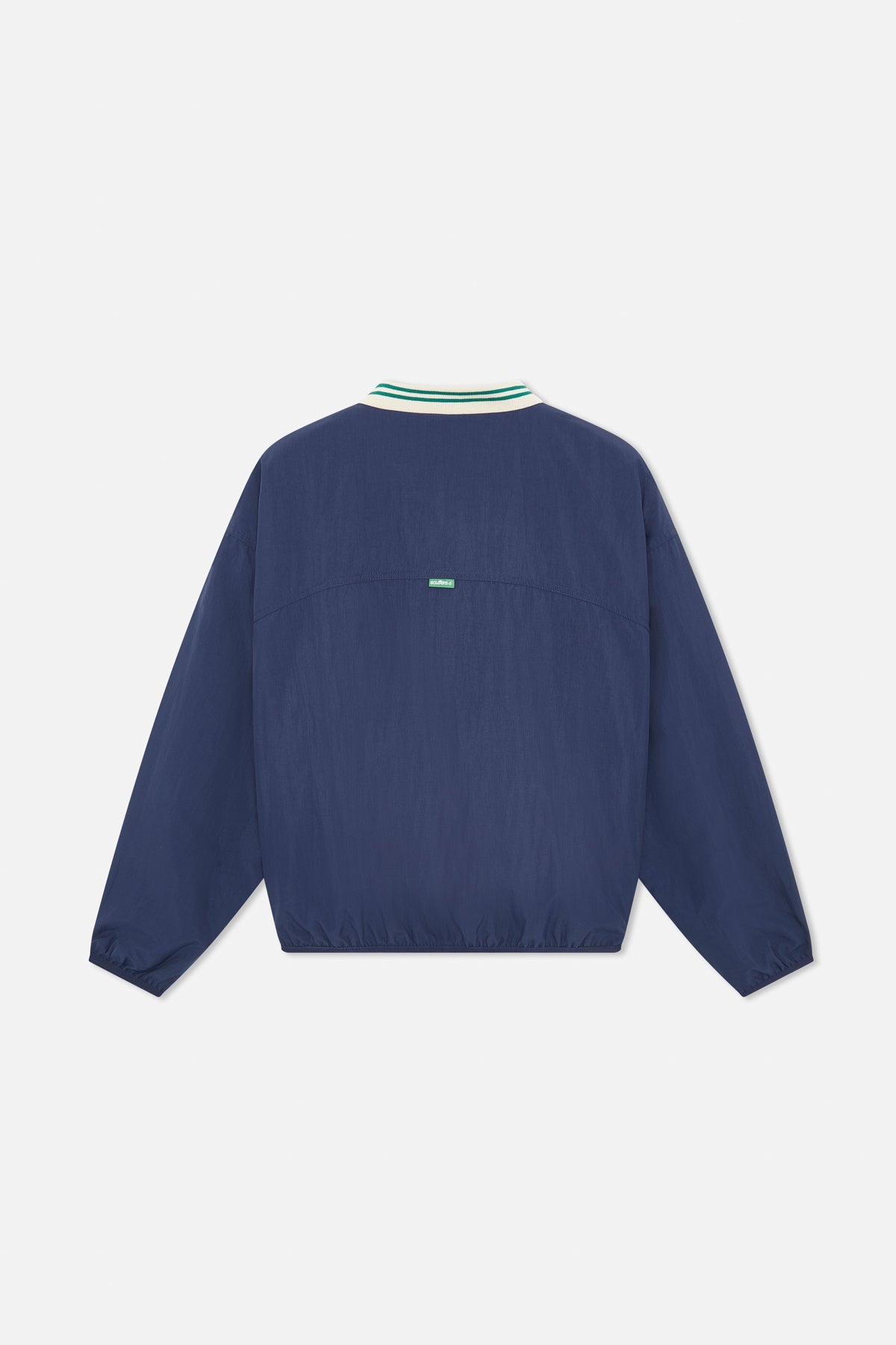 Sports Tech Navy & Green Crewneck