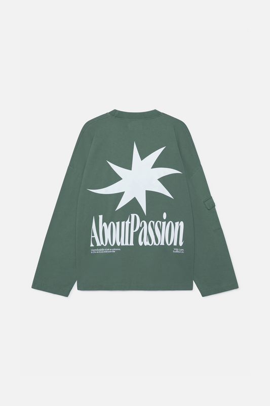 Star Sweatshirt Green