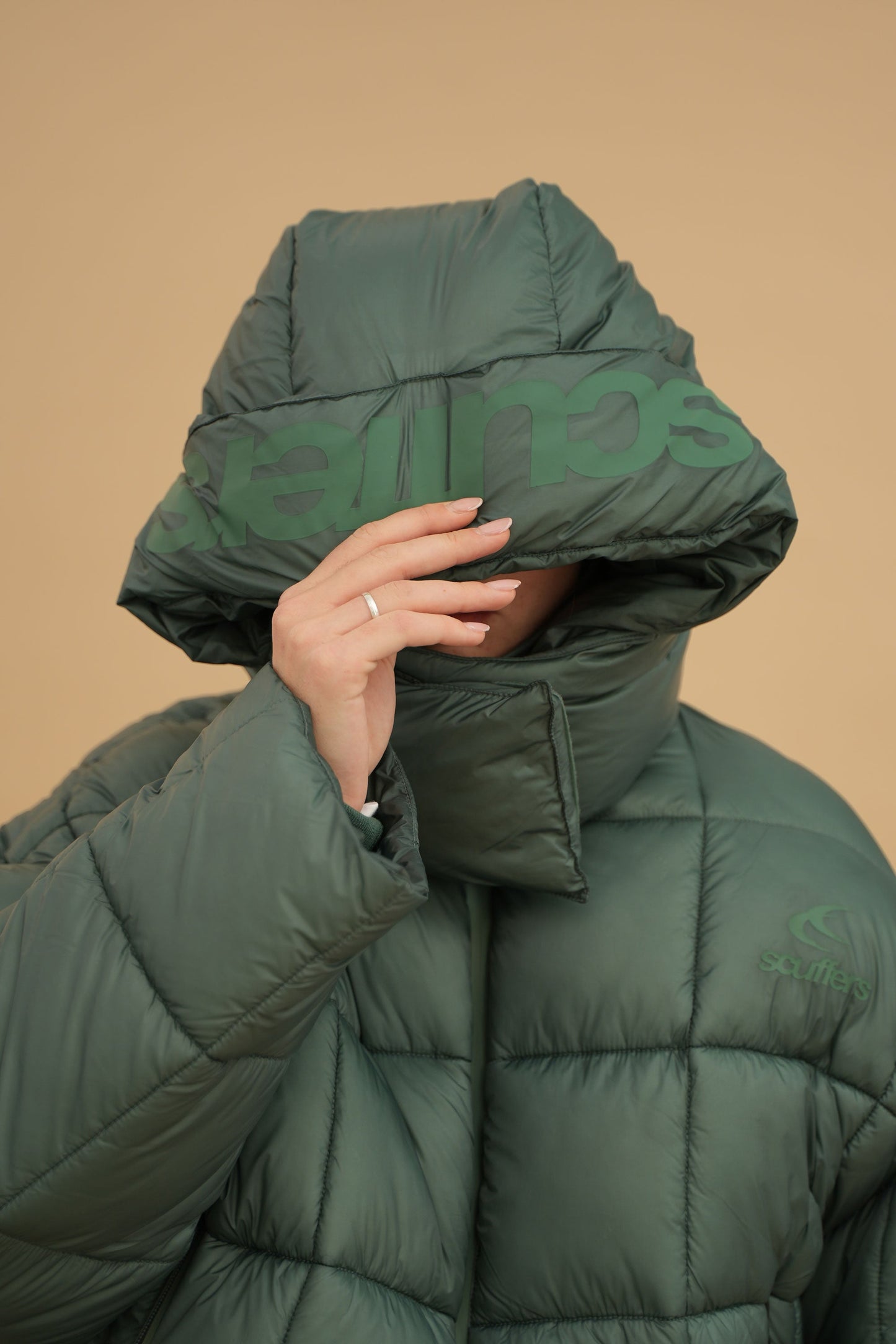 City Forest Green Puffer