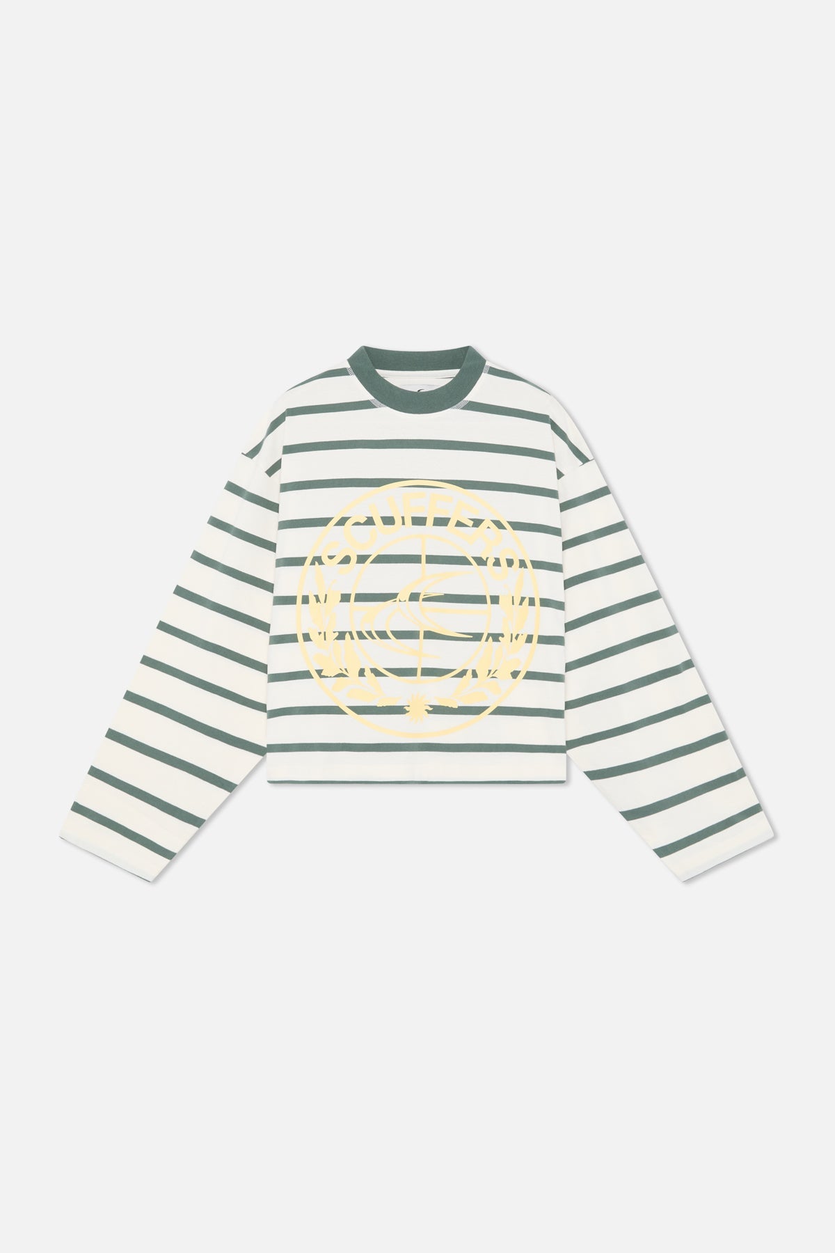 Shield Green Striped Longsleeve