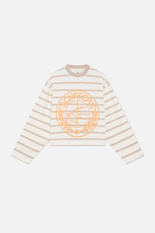 Shield Brown Striped Longsleeve